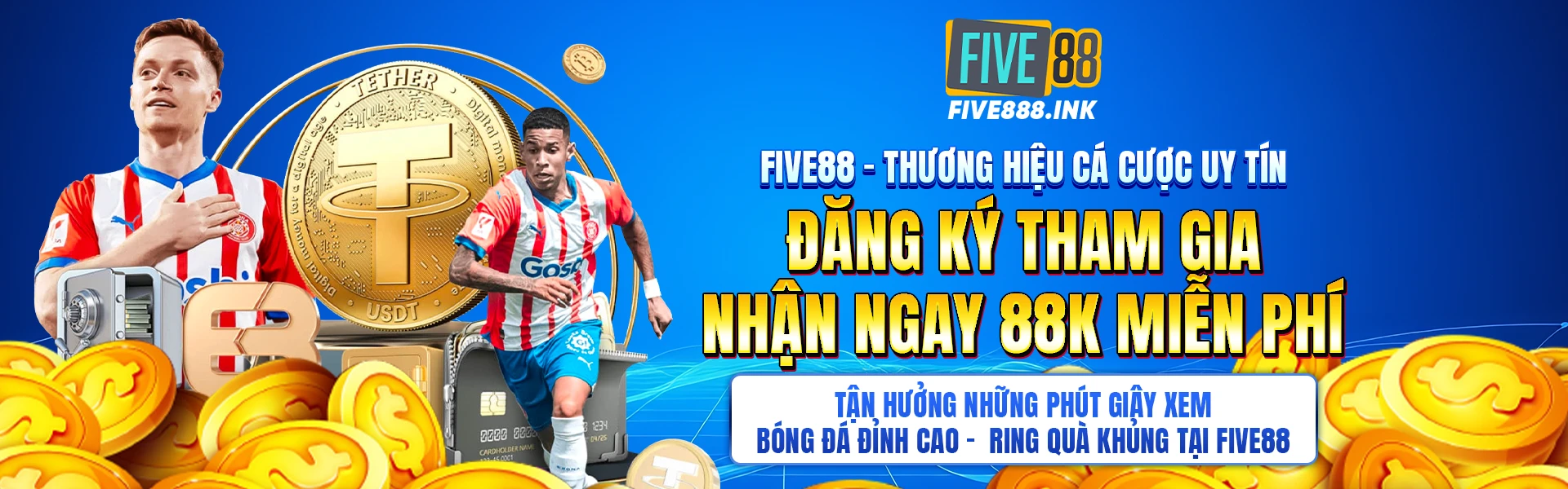 five88 thương hiệu cá cược uy tín đăng ký tặng 88k