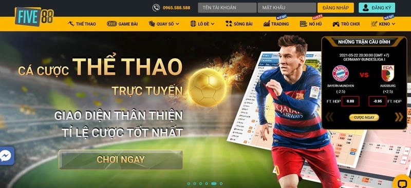 Five88 cá cược thể thao trực tuyến